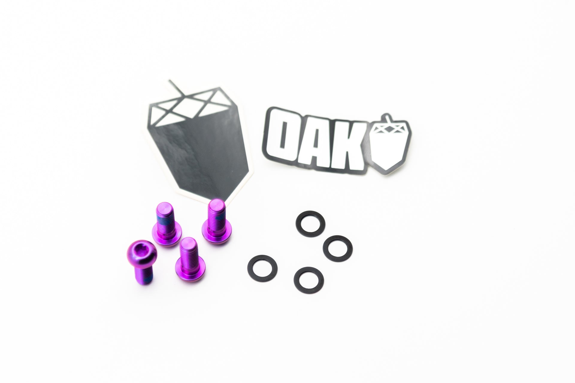 Titanschrauben Set M6x16 für Bremsadapter (4 Stk)