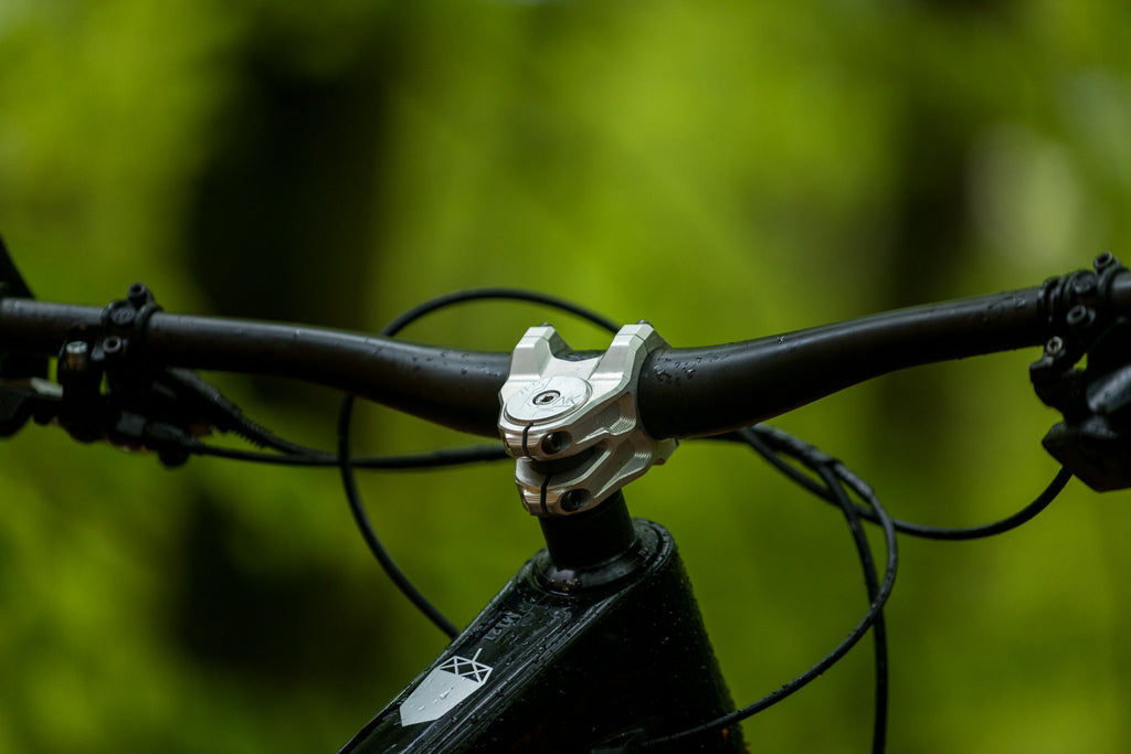 The Eternal Vorbau raw montiert an Enduro Mountainbike