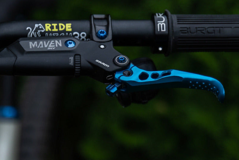 OAK SR Brake lever on a SRAM Maven SLV brake mounted to a handlebar